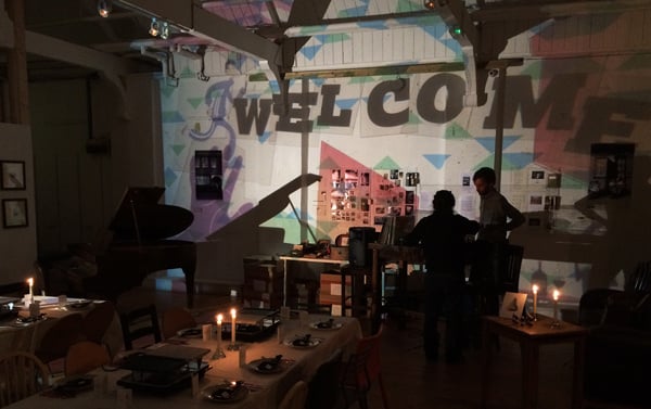 projections on the wall