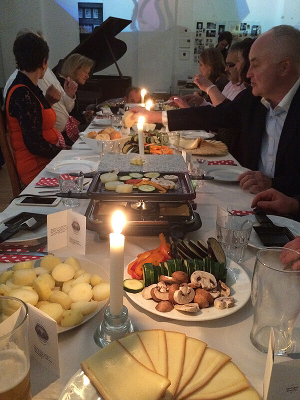 Long dinner table
